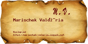 Marischek Valéria névjegykártya